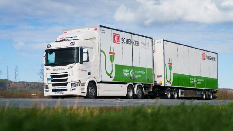 DB Schenker’s first e-truck long-haul route