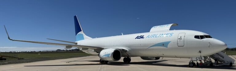 ASL Airlines Australia has added a 737-800BCF to its fleet