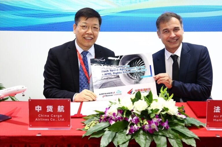 AFKLMP Cargo and China Cargo Airlines sign BSA