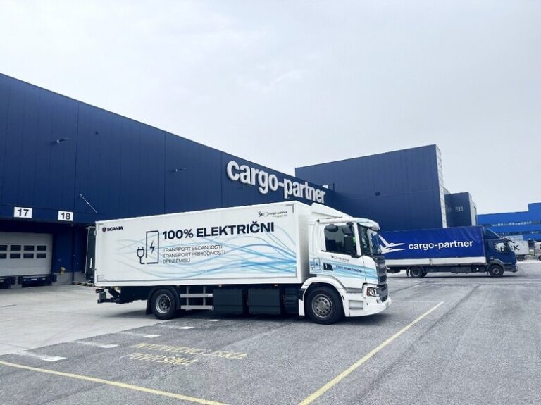 cargo-partner includes Slovenia in e-truck tests