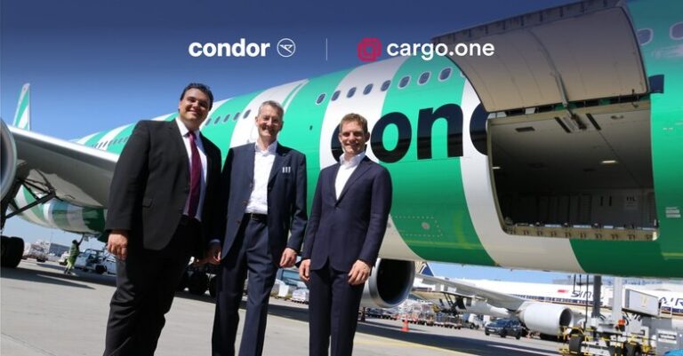 Condor’s belly capacity is now available on cargo.one