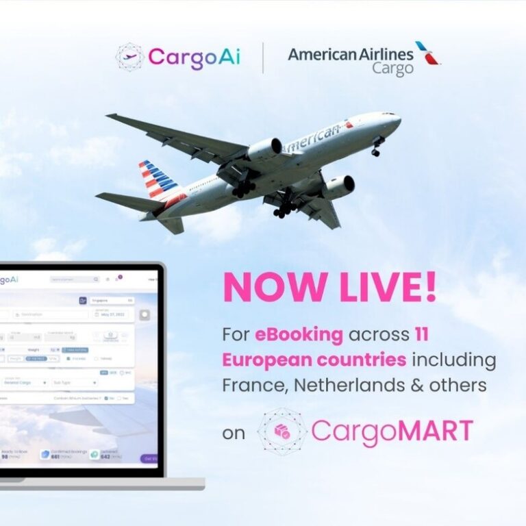 American Airlines Cargo broadens European offering on CargoAi