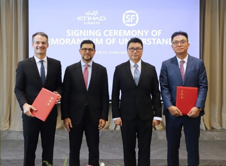 Etihad Cargo and SF Airlines launch trade joint venture