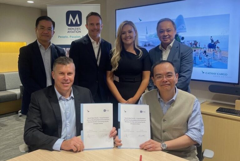 Cathay Cargo and Menzies Aviation sign for another 5 years