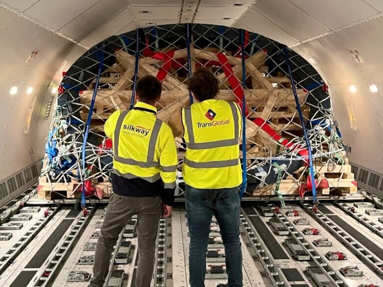 Possibly the largest shipment ever flown on a B777F