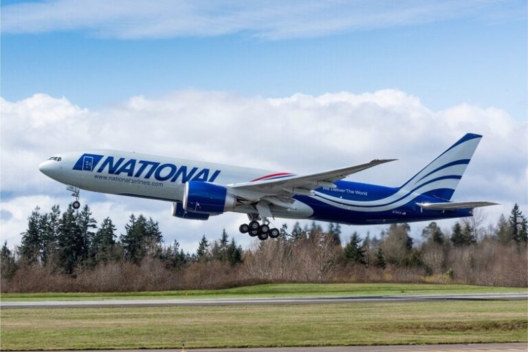 National Airlines test first of four B777-200F