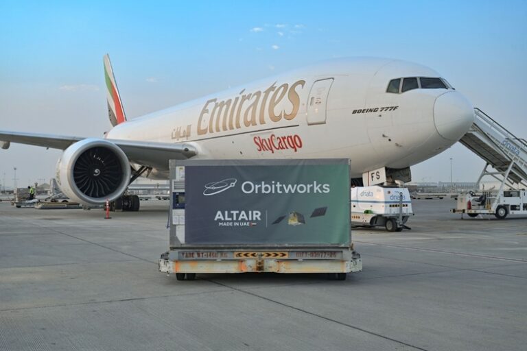 Emirates SkyCargo flies UAE-made satellite